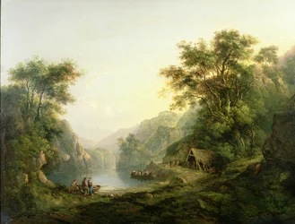 La partie de pêche, Loch Katrine, Écosse